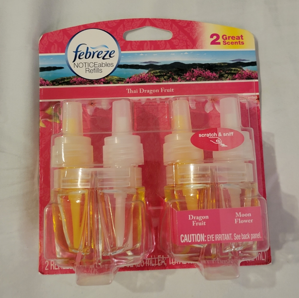 Febreze NOTICEables Dual Scented Oil Refills, Thai Dragon Fruit (RETIRED SCENT)